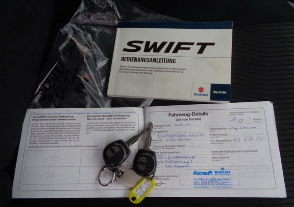 Suzuki Swift cena 27900 przebieg: 112000, rok produkcji 2012 z Pabianice małe 466